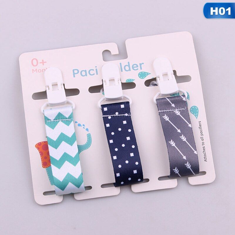 3Pcs/Set Baby Pacifier Clip Chain Dummy Holder For Nipples Children Pacifier Leashes Pacifier Holder for Nipples