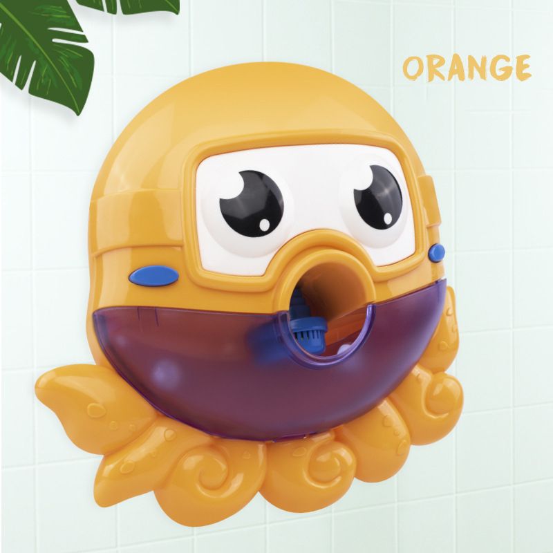 Baby Kids Bubble Octopus Automatic Shower Machine Bubble Maker Bath Music Toy