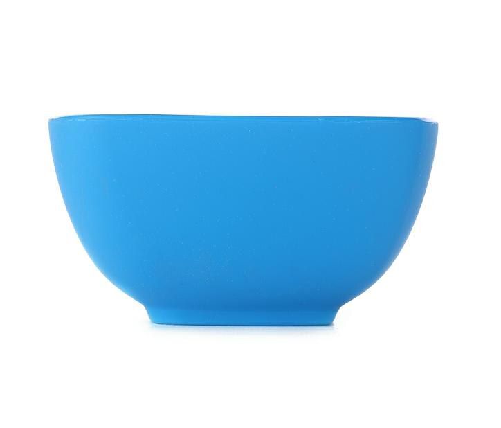 Food Grade square Mixing feeding dish Bowl Baby Mini Silicone mixing Bowl for kids