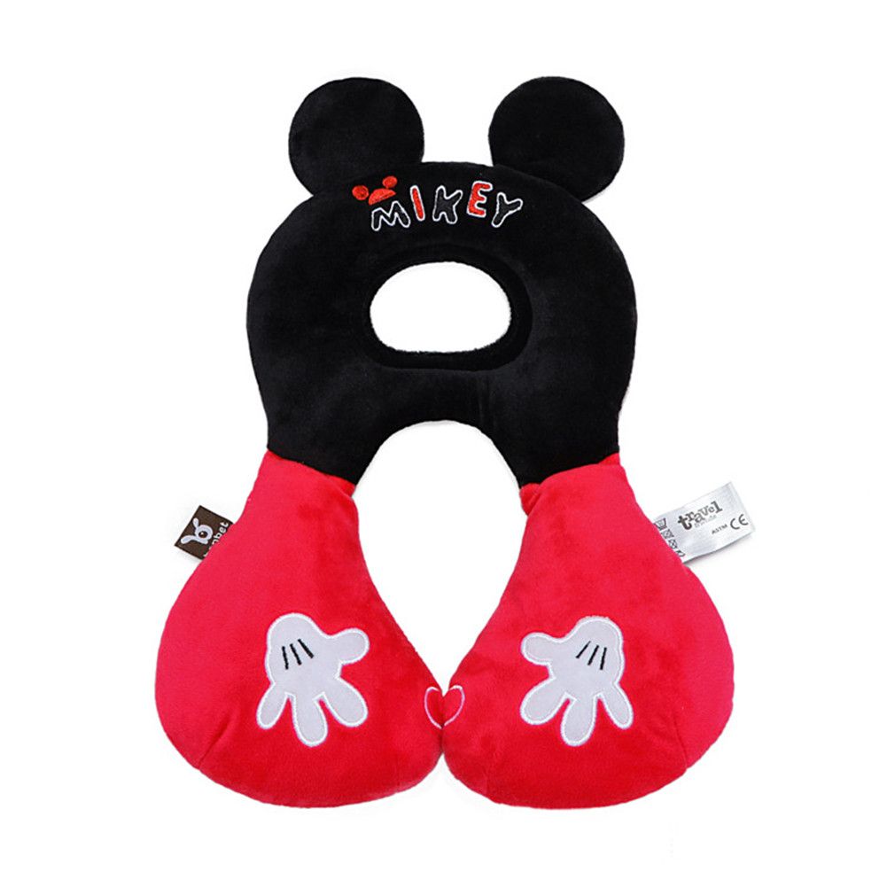 U-shape Baby Head Shaping Pillow Cartoon Infant Stroller Car Seat Protection Headrest