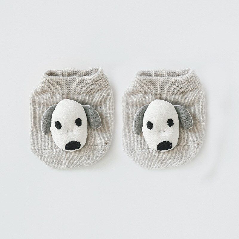 Baby Cartoon Newborn Bebe Socks Cotton Animal Mouth Comfortable Socks Cute Boy Girl Infant Non-slip Children Toddler Summer Sock