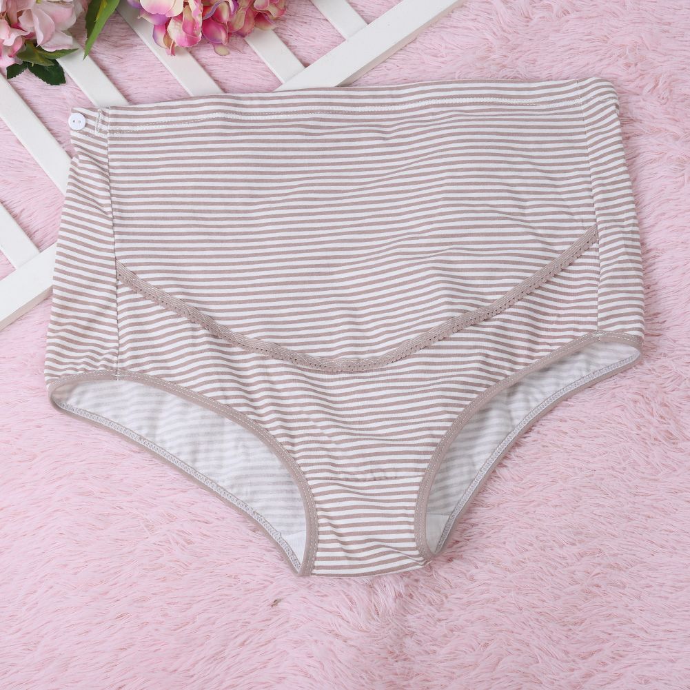 Lan KOU Pregnant Women High Waist Maternity Underwear Belly Lift Cotton Panties Briefs