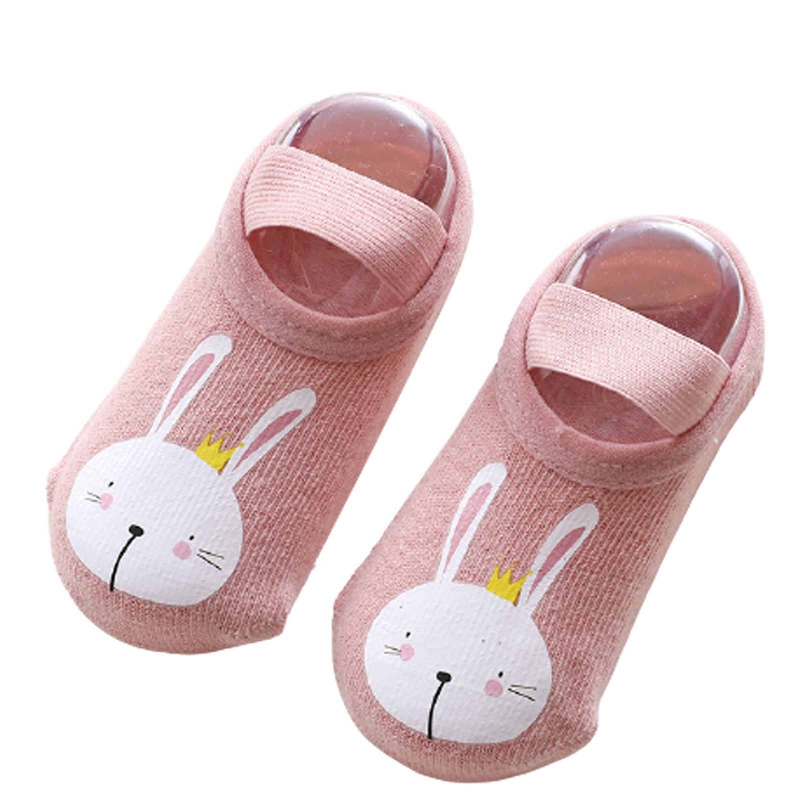 1 Pair Slip Socks Cartoon Pattern Anti-skid Breathable Baby Neutral Floor Socks for Spring