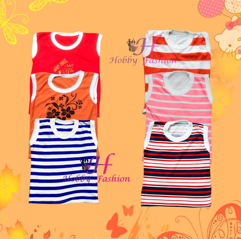 6 Pieces Multi Color Cotton Boy Magi T-shirt By Any Color