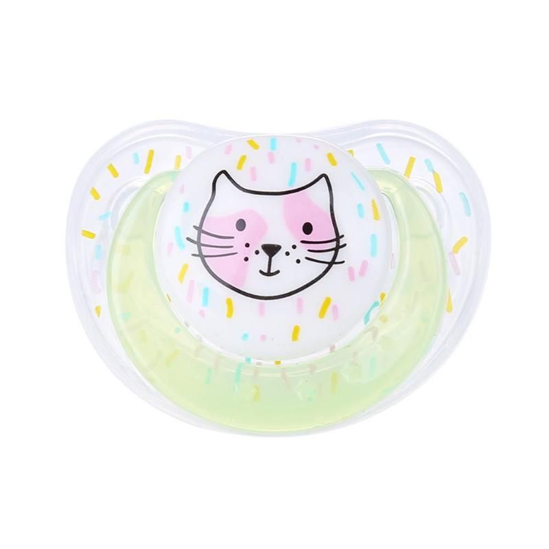 Newborn Baby Pacifier witth Anti-dust Lid Infant Silicone Nipple Soother Infant Teether Tollder Feeding Pacifier Care Accessory