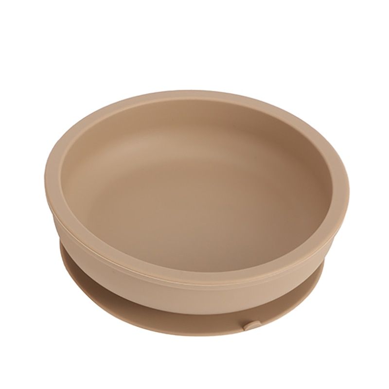 New Design Baby Feeding Bowl Food Grade Silicone Anti-flip Suction Tableware Baby Infant Waterproof Bowl Plate Dishes BPA Free