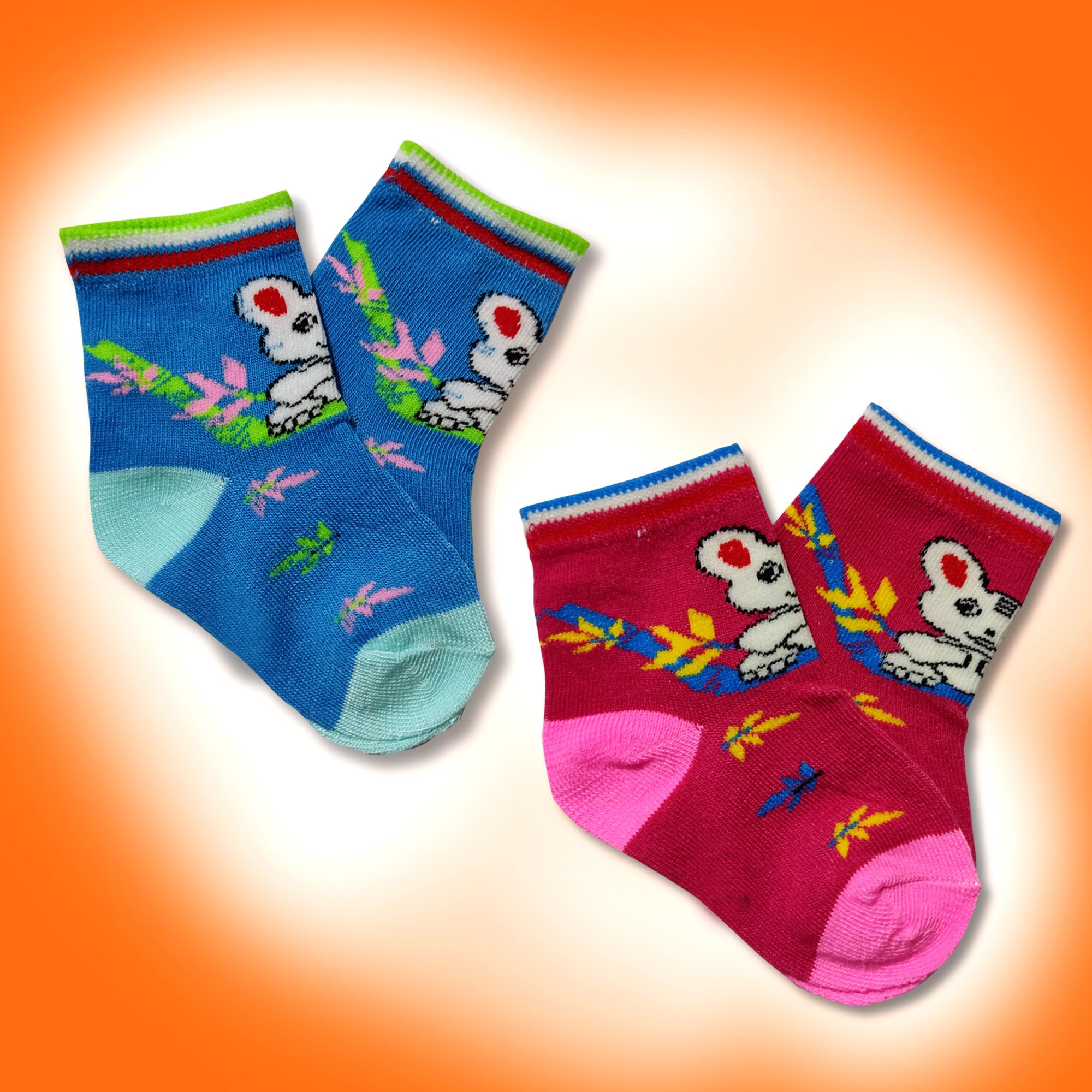 2 Pair kids Socks by Any color