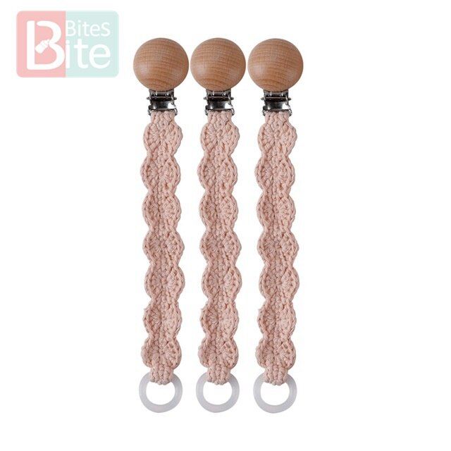 1pc Baby Crochet Pacifier Chain Lace Cloth Plush Animal Toys Soother Nipples Holder Newborn Toy Feeding Accessories Toy Teether