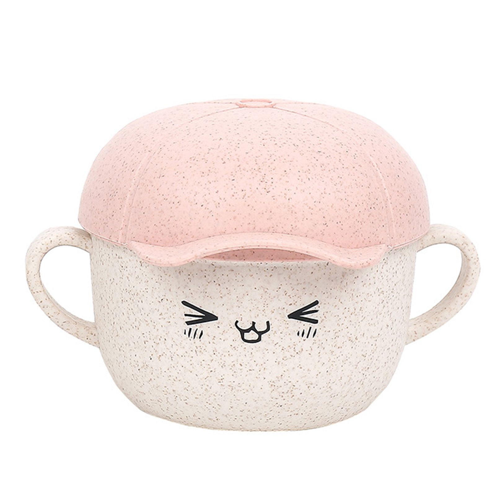 Kids Bowl Rich Facial Expression Non-greasy PP Baby Feeding Soup Bowl for Daily Diet