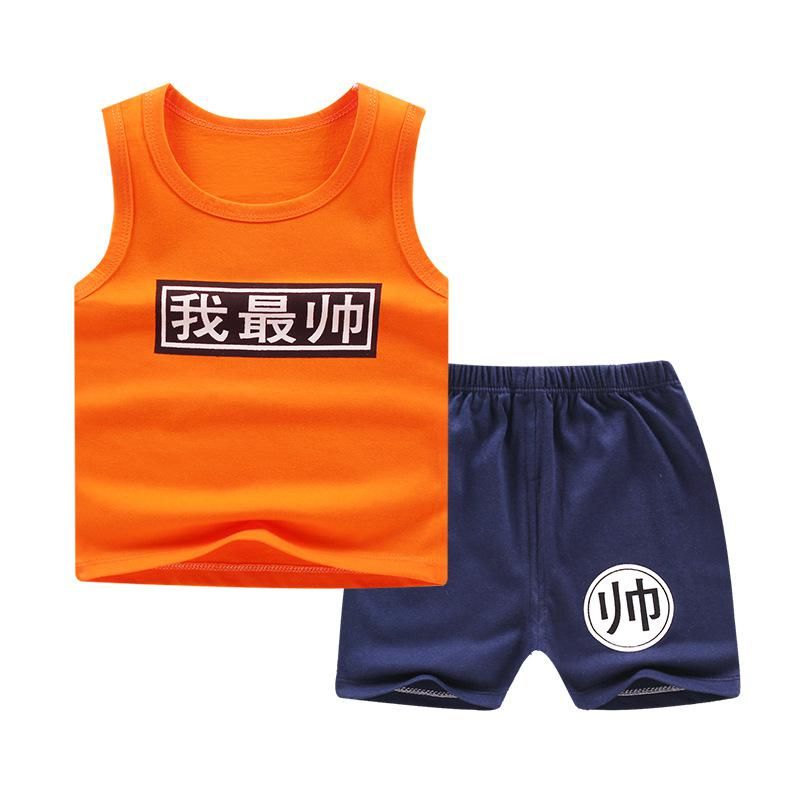 0-4y Toddler Clothing Sets Baby Clothing Set Baby Boy Girl Sleeveless Tshirt Vest Shorts 2pcs Suits Infant Newborn Clothes