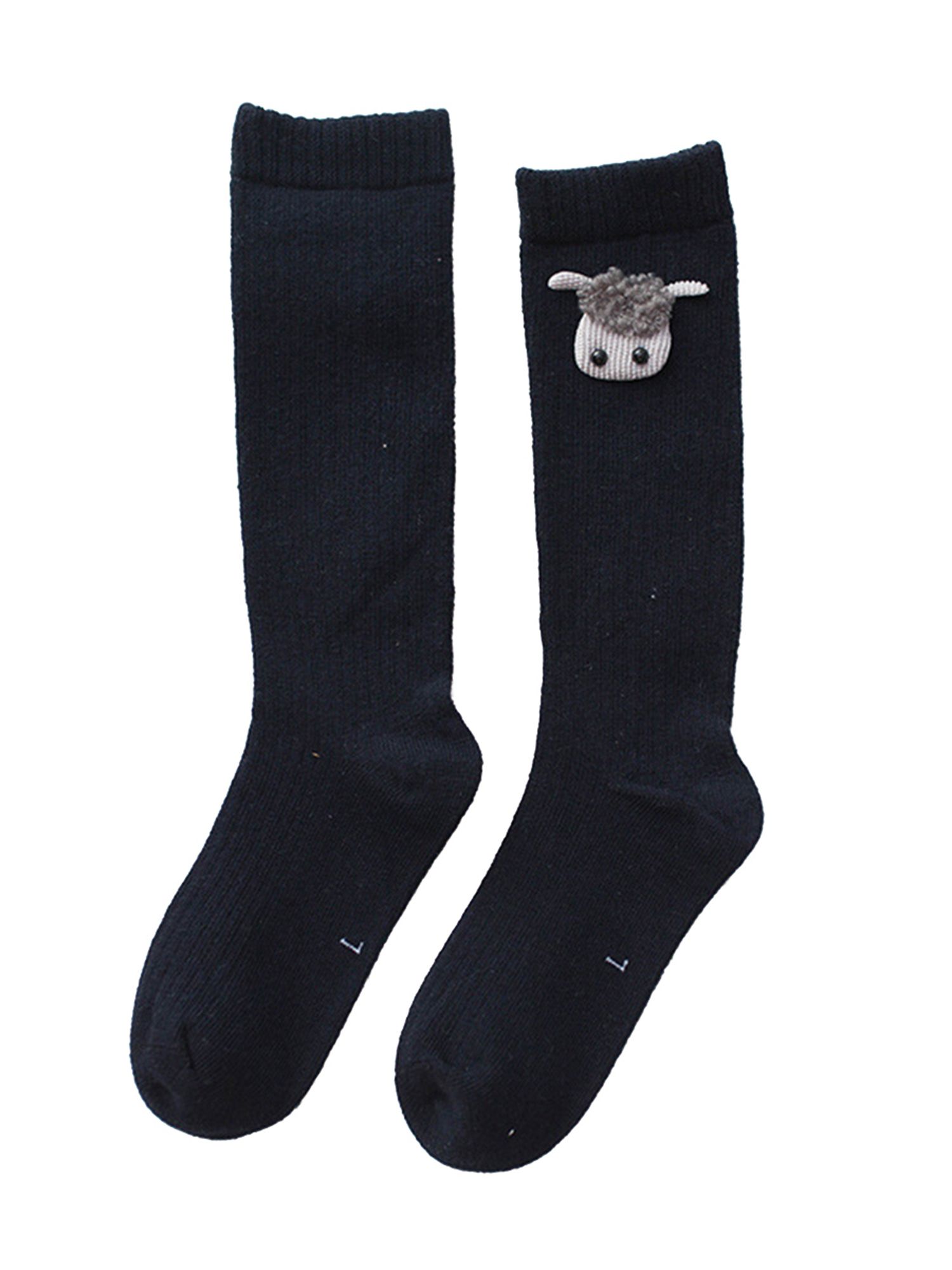Cute Winter Children’s Socks Three-dimensional Patch Cartoon Animal Baby’s Knee Length Stockings