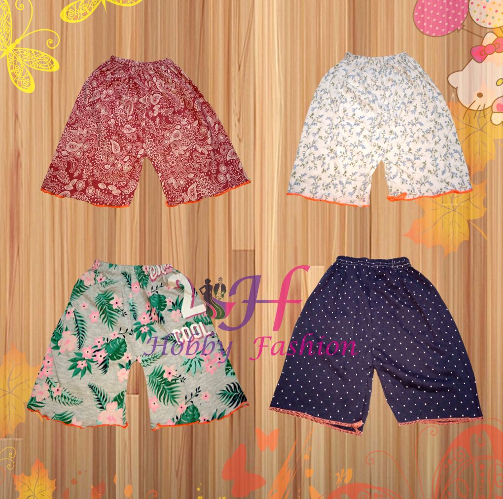 4 Pieces MultiColor Cotton Half Pant For Boys By Any Color