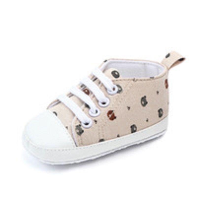 I Love Daddy&Mummy Canvas No-slip Baby Shoes Casual Soft Sole Infant Toddler Shoes First Walkers