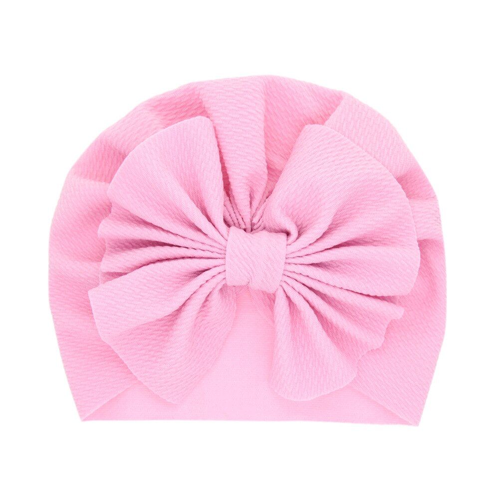 New Lovely Baby Turban Hat Newborn Kids Bows Cap Spring Autumn Beanie for Baby Girls Infant Bebe Headband Headwear Accessories