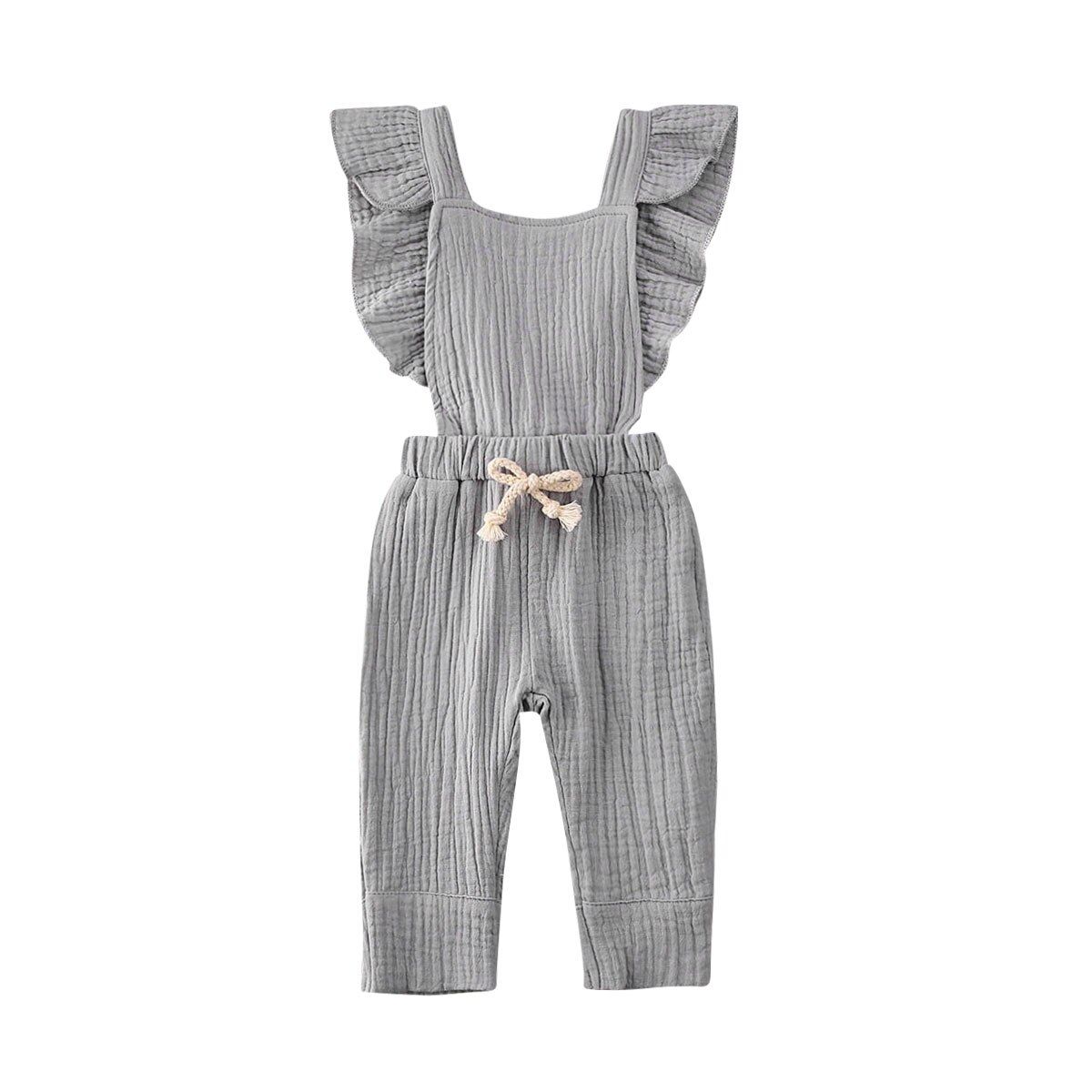 2020 Baby Summer Clothing Newborn Infant Baby Girl Boy Kids Winter Set Puff Cotton Knitted Fly Sleeve Romper Jumpsuit Outfits