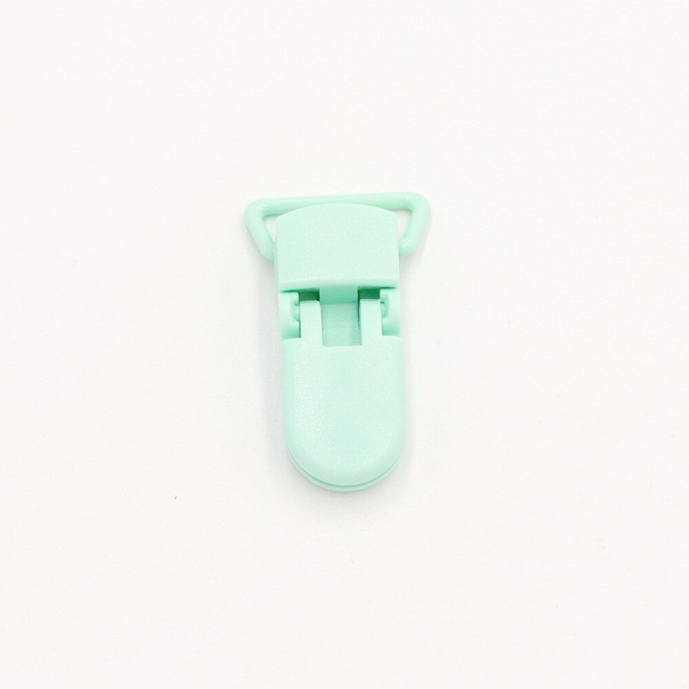 TYRY.HU 5Pcs/Lot Plastic Flat Pacifier Clip Holder Baby Dummy Soother Suspender Toddler Baby Teething Necklace Accessories