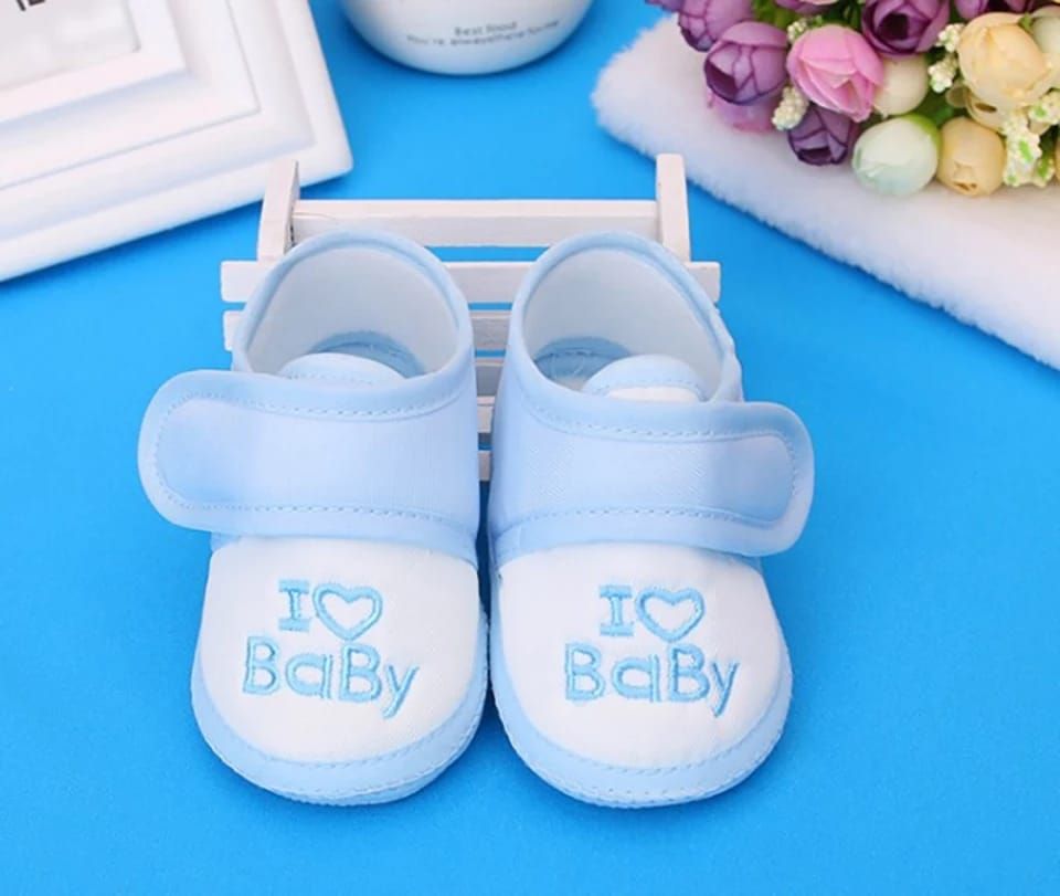 Soft Cotton Baby Baptism Shoes for  Boys and Girls(0-10 month)