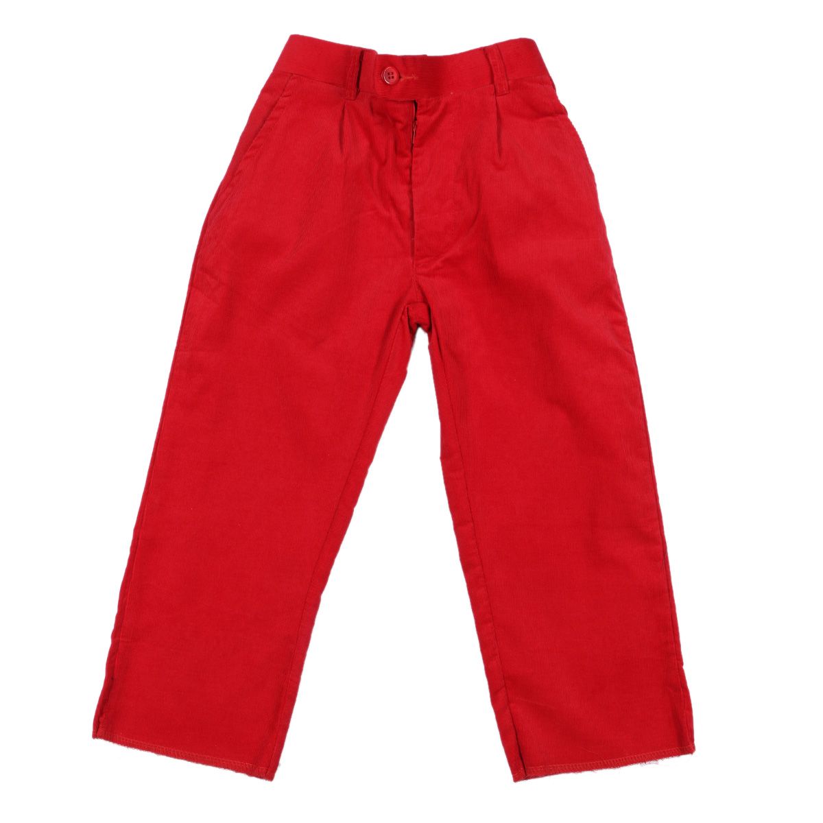 Boys Long Pant Stretch Cotton red Color