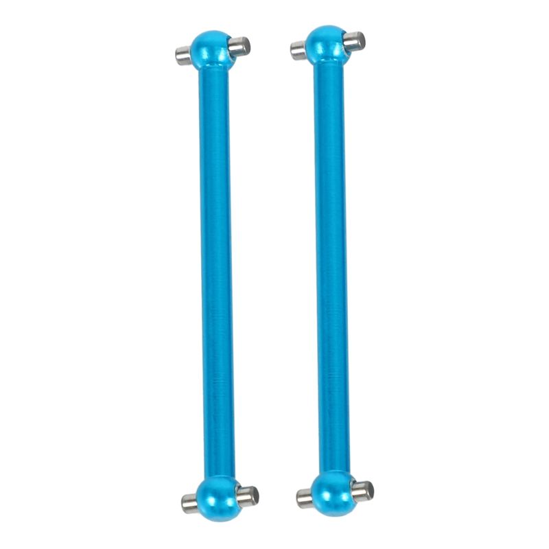 Universal Drive Joint for WL Toys A959 A969 A979 K929 RC 1:18 Model Car, 2 Pcs, Aluminum Alloy, Blue