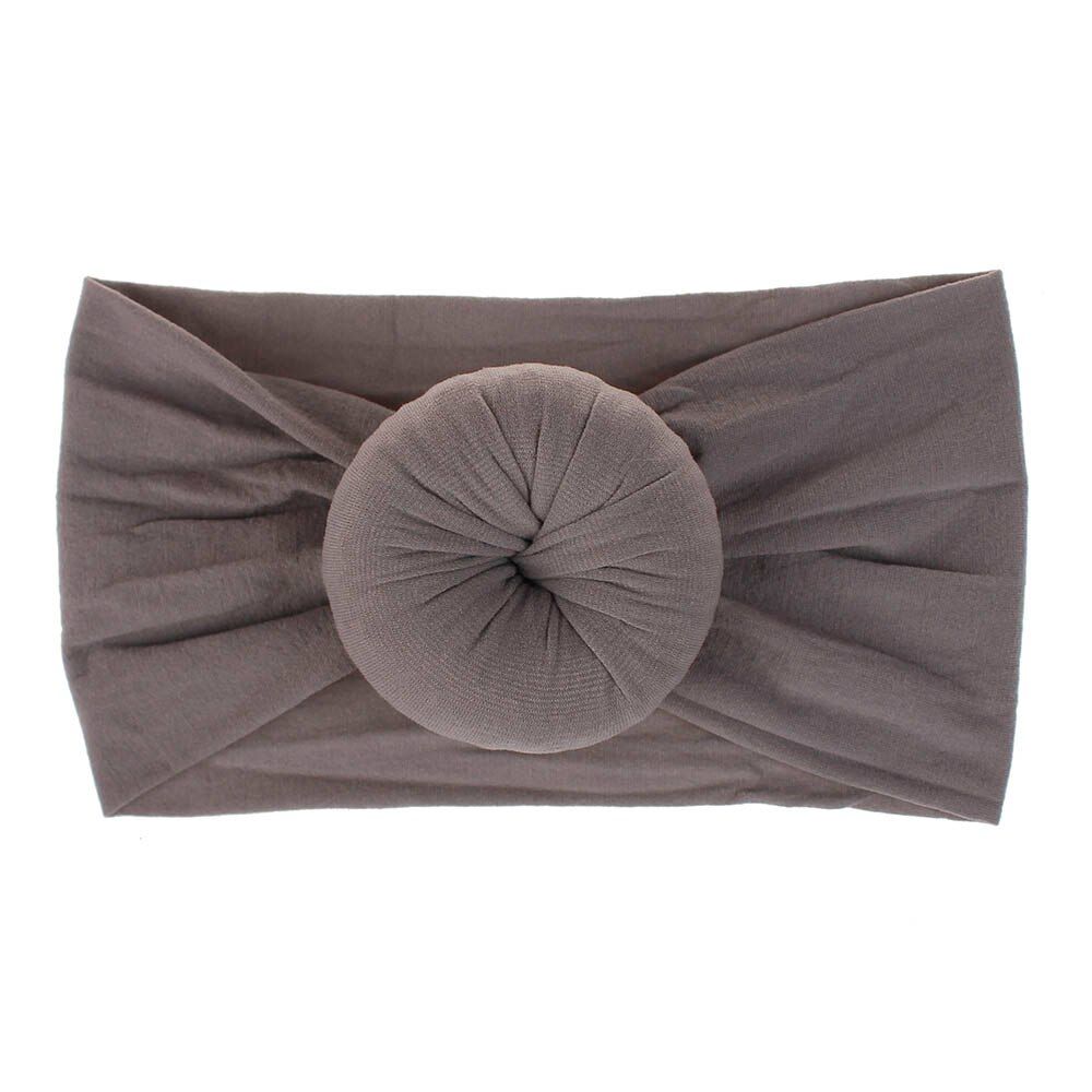 Soft Girls Kids Baby Bow Hairband Headband Cute Solid Stretch Turban Knot Head Wrap Accessories 21 Colors 16x9CM 0-6Years