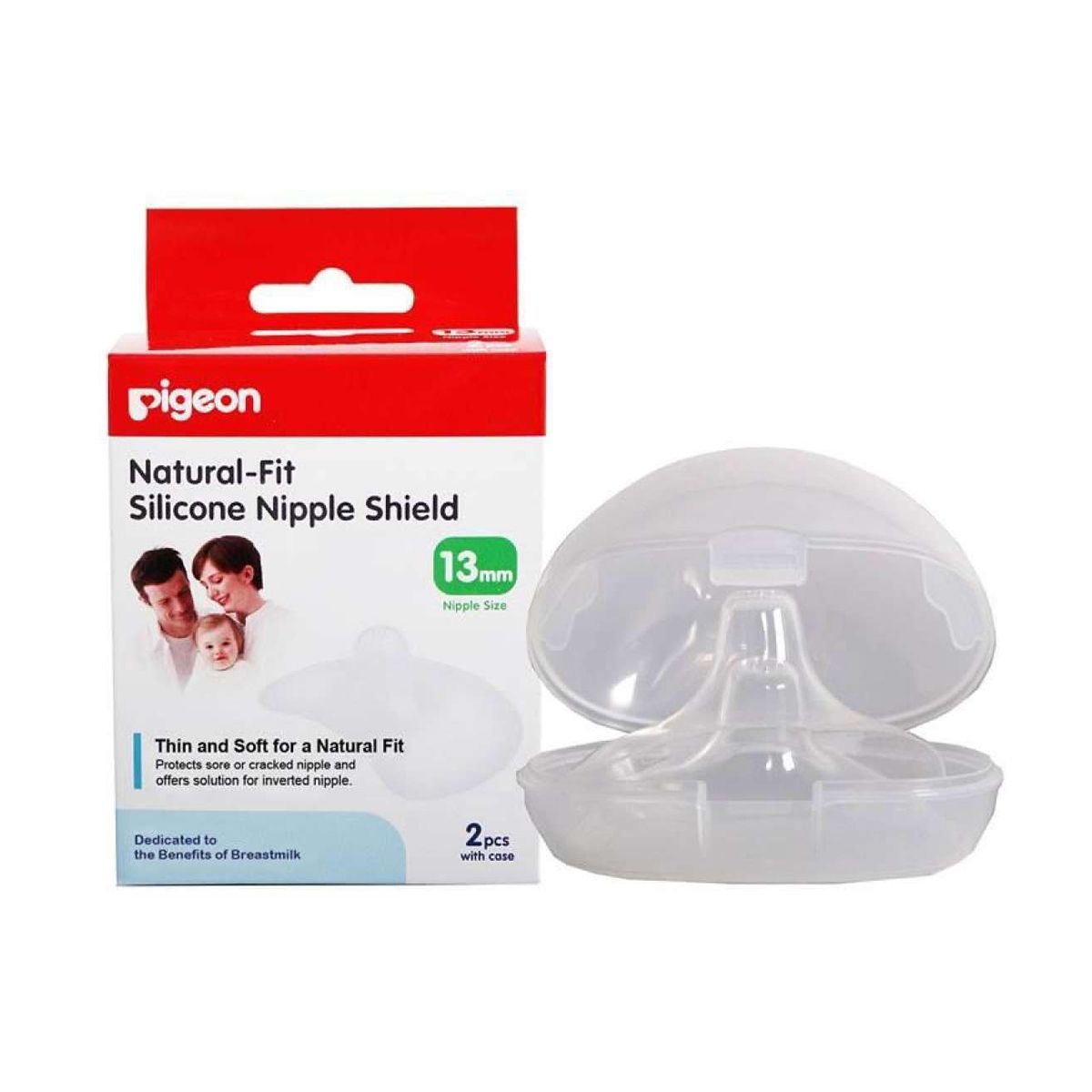 Pigeon Silicone Nipple Shield 2Pcs