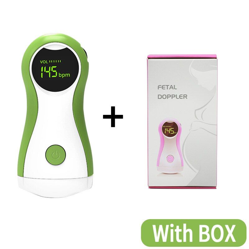 Prenatal Fetal Doppler Household Sonar Baby Health Monitor Stethoscope Portable Listen Baby Ultrasound Doppler No Radiation