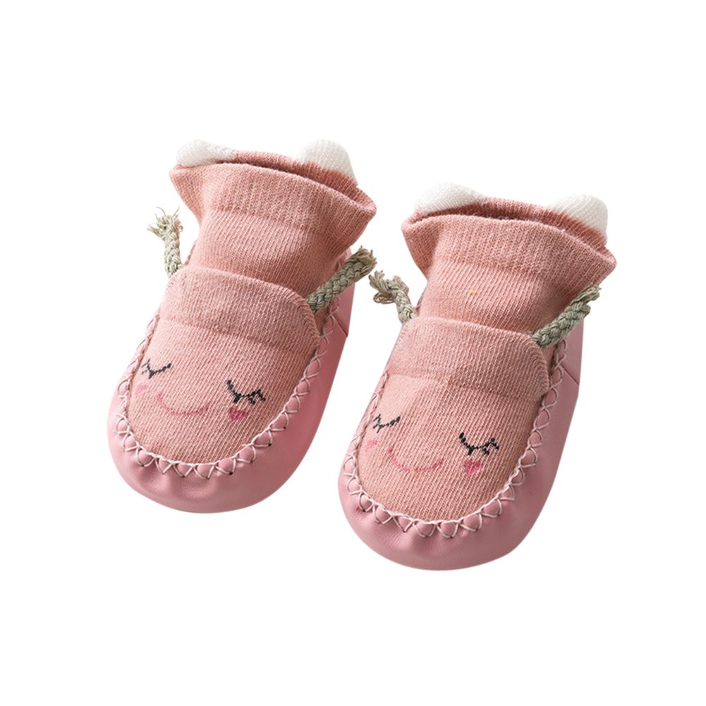 Yfashion 1 Pair Of Baby Socks Cotton Multicolor Non-slip Cute Pattern Floor Socks For color