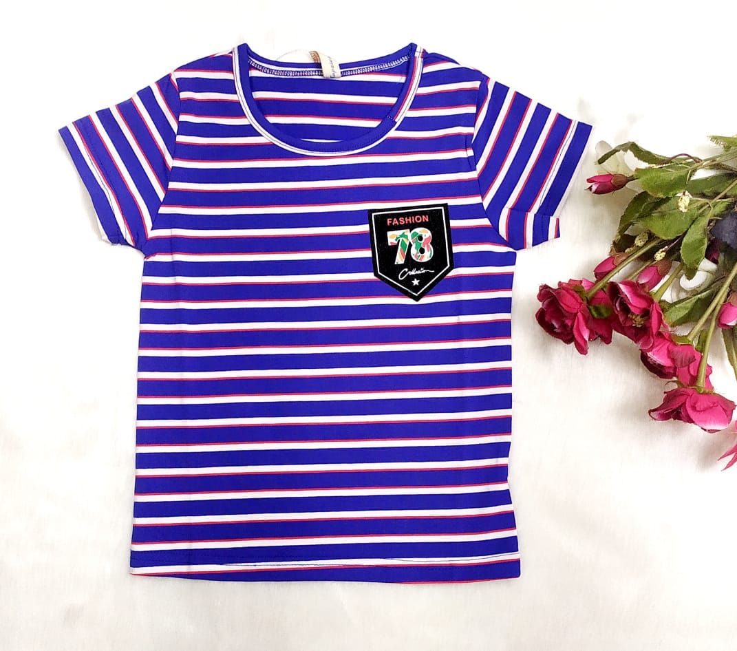 Short Sleeve Cotton Premium T-Shirt For Baby Boys (03-8Years)