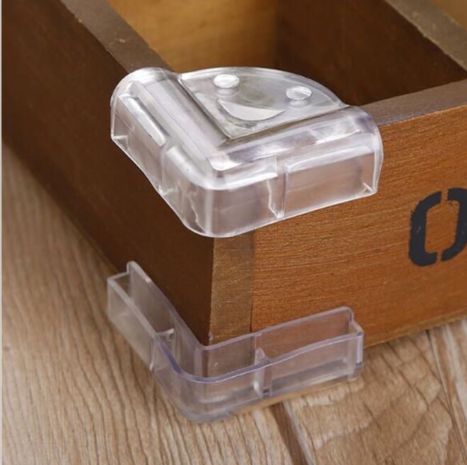 4Pcs/set L Corner Guards Shape Transparent Protector Cover Table Children Protection Furnitures Edge Corner Guards Baby ty