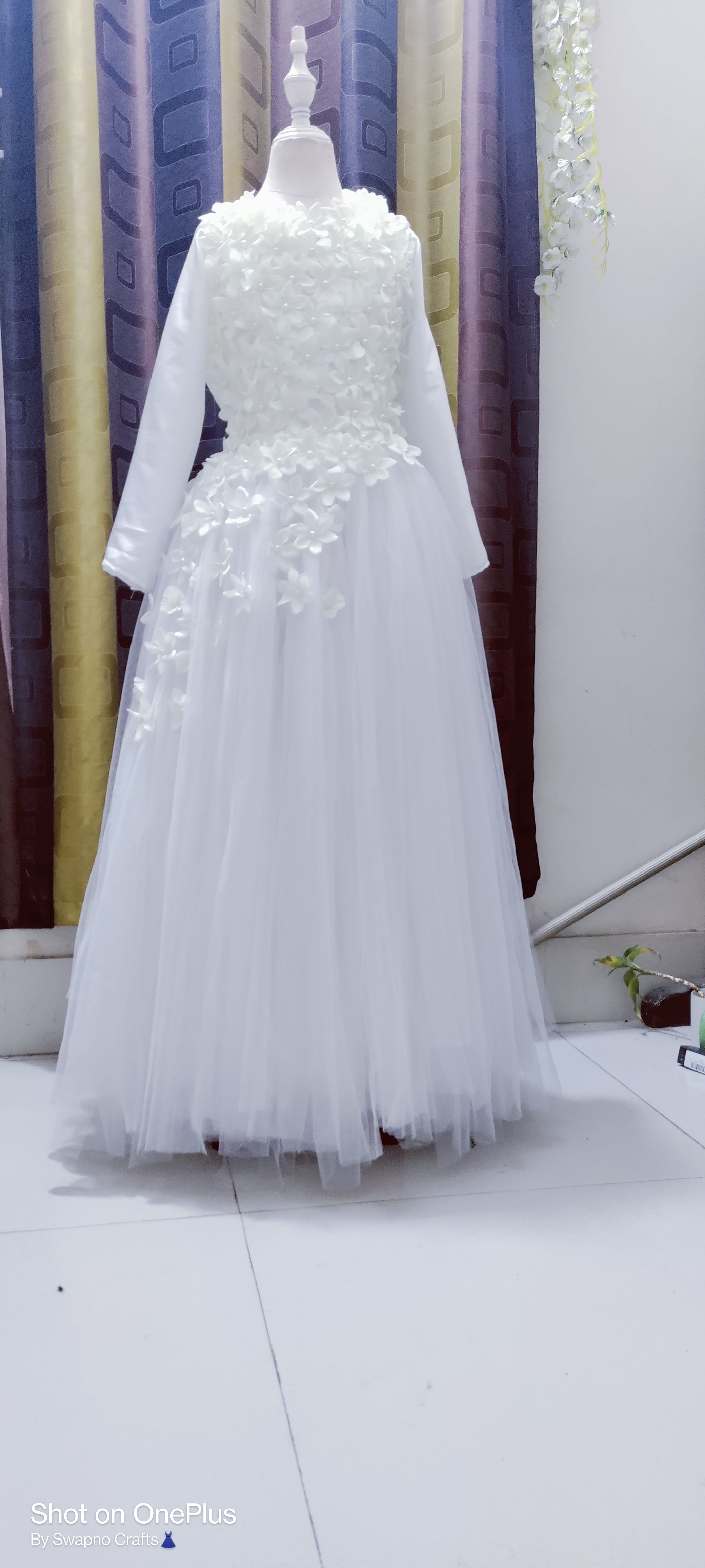 Luxury  party dress /gown/floral gown