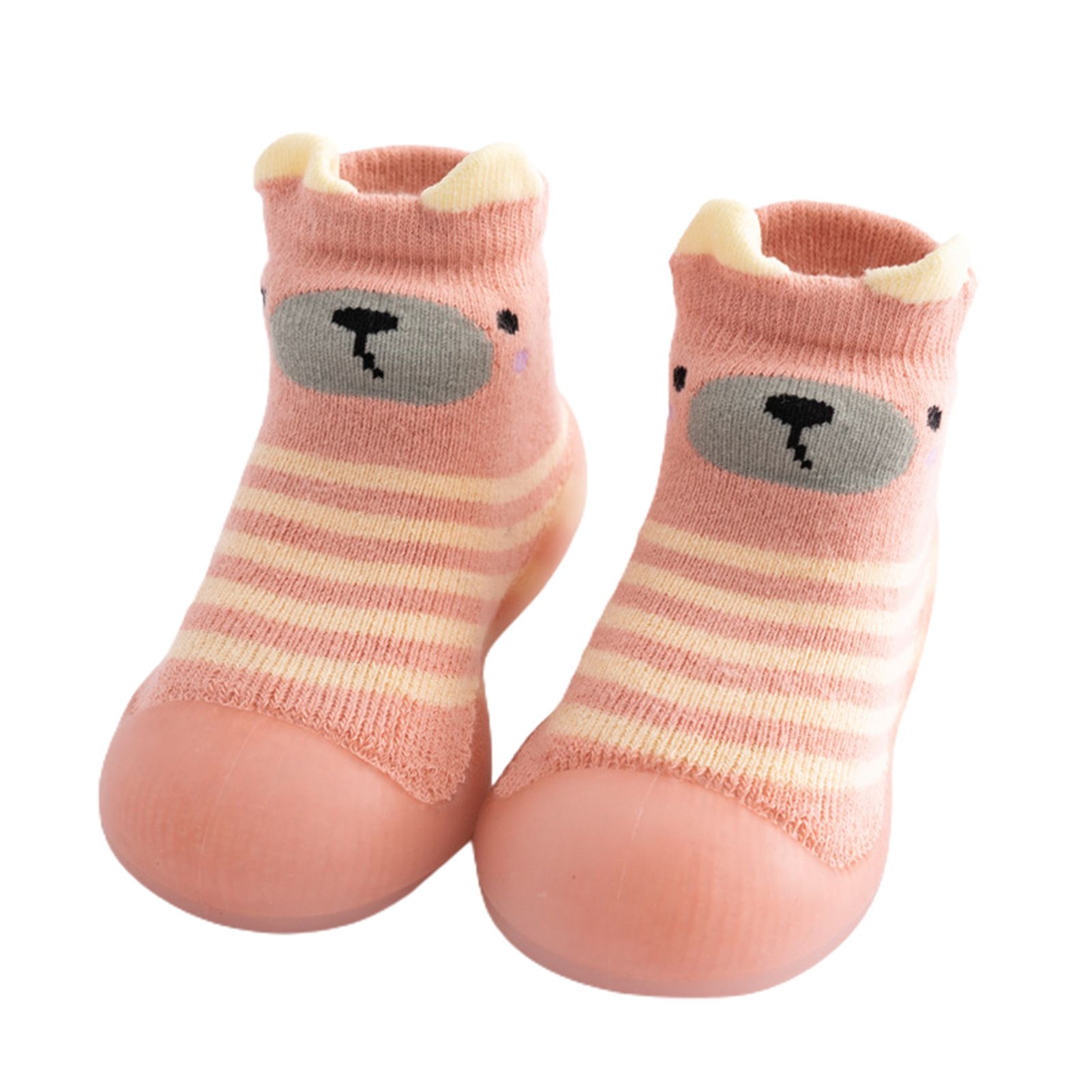 Autumn Winter Thick Warm Baby Anti Slip Floor Socks High Top Shoes Soft Sole