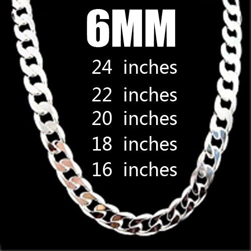 wholesale! 4MM,6MM,8MM,10MM,12MM width Silver-Plated Figaro Chain Man Jewelry Fashion Men Hip Hop Chain Curb necklace new