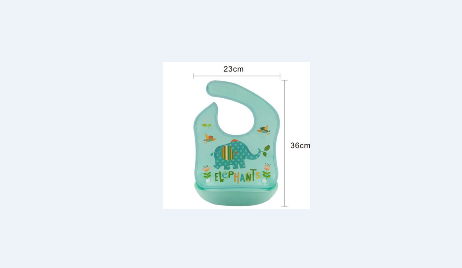 Baby Stuff Waterproof Silicone Bib Feeding Food Roll Up Crumb Catcher Cartoon Adjustable Aprons Infant Clothes with Bandana