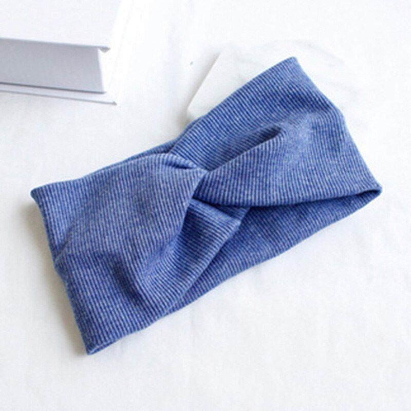 Soft Knitted Baby Headband Bowknot Elastic Solid Color Princess Toddler Baby Girl Hair Accessories Kids Hairbands New Year Gift