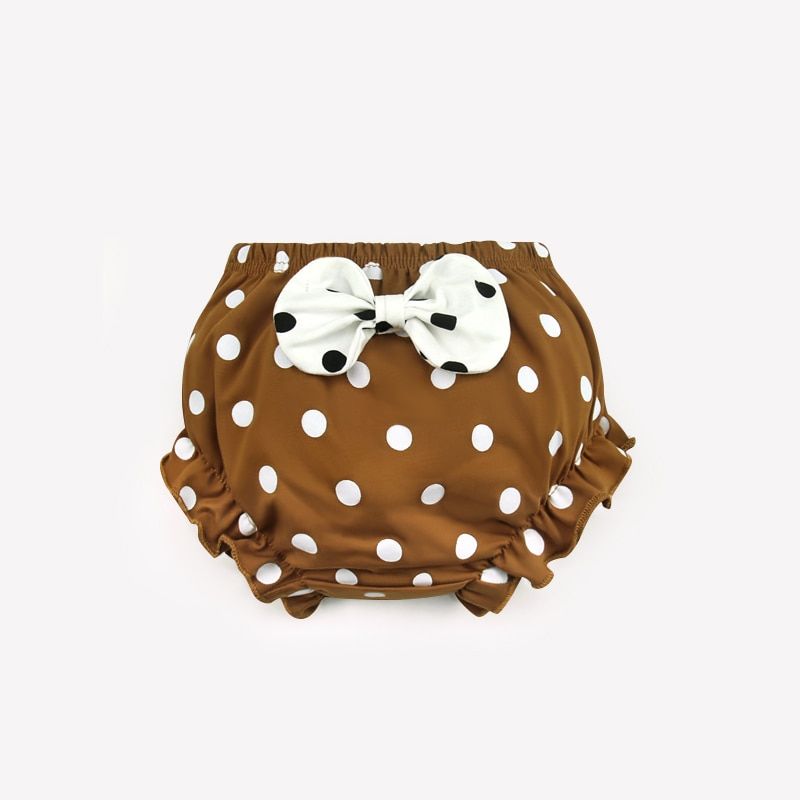 1PC Baby Girls Underwear Kids 100% Cotton Underpants Toddler Boys Dots Bow Panties Newborn Baby Lovely Briefs Infant Girl Shorts