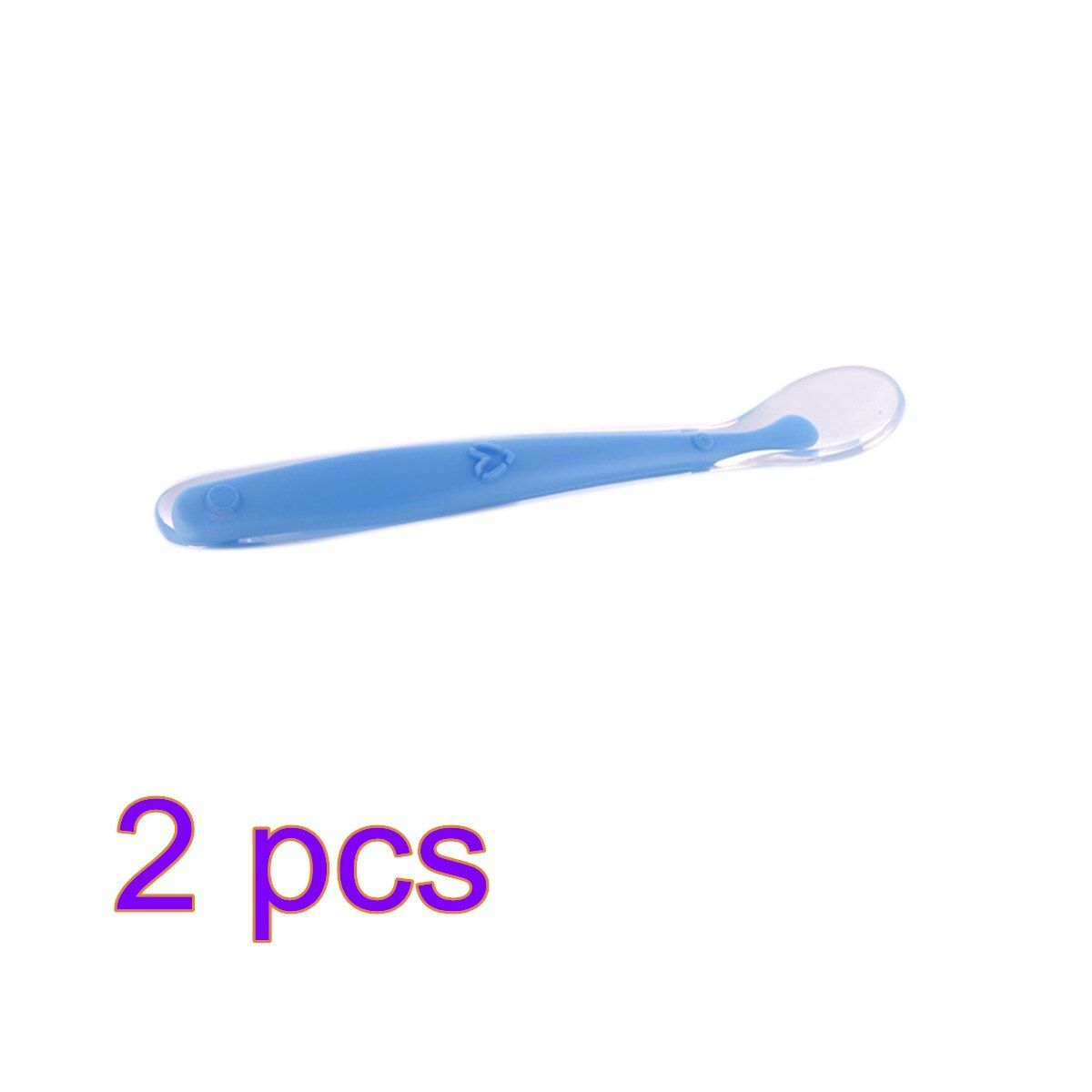 Baby Safety Baby Silicon Spoon Kids Children Flatware Feeding Spoons Safety Soft Spoon Baby Flatware Baby Silicone Spoon Kid
