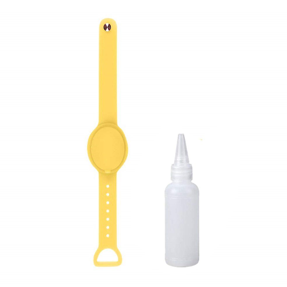 MA Liquid Wristband Hand Dispenser Silicone Refillable Wristband By Lightly Press