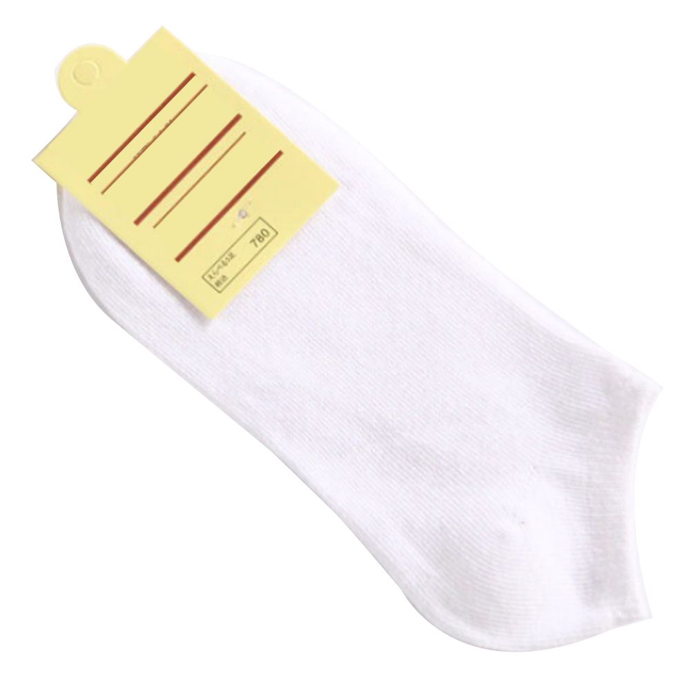 Casual Women Solid Color Elastic Cotton Breathable Low Cut Ankle Boat Socks