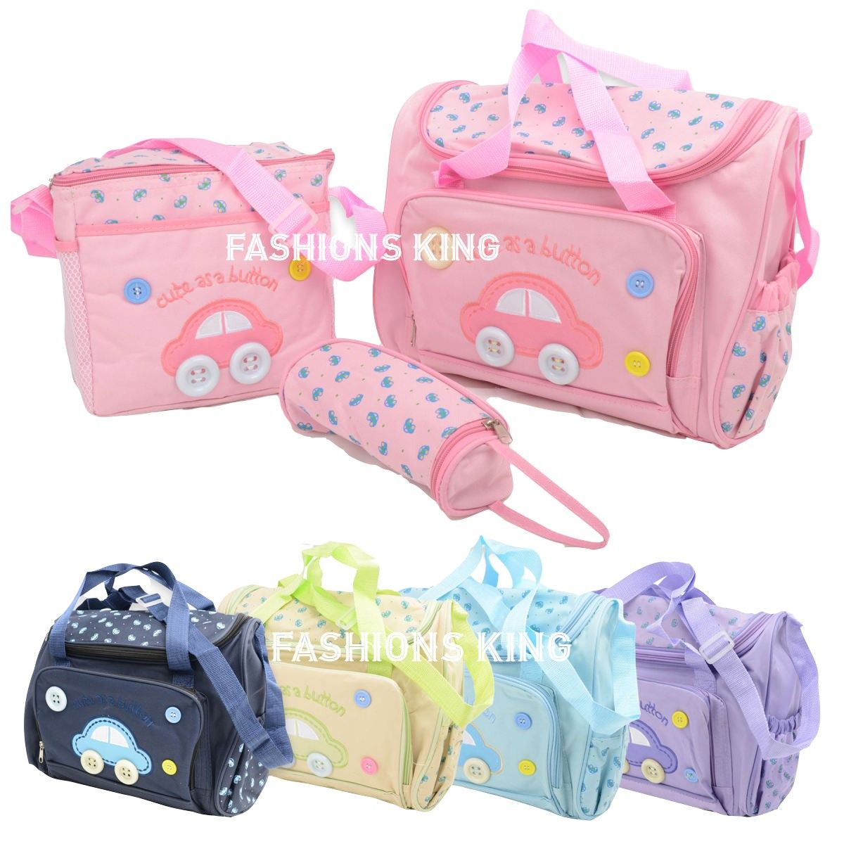 Multi-function Baby Diaper Bag -Violet