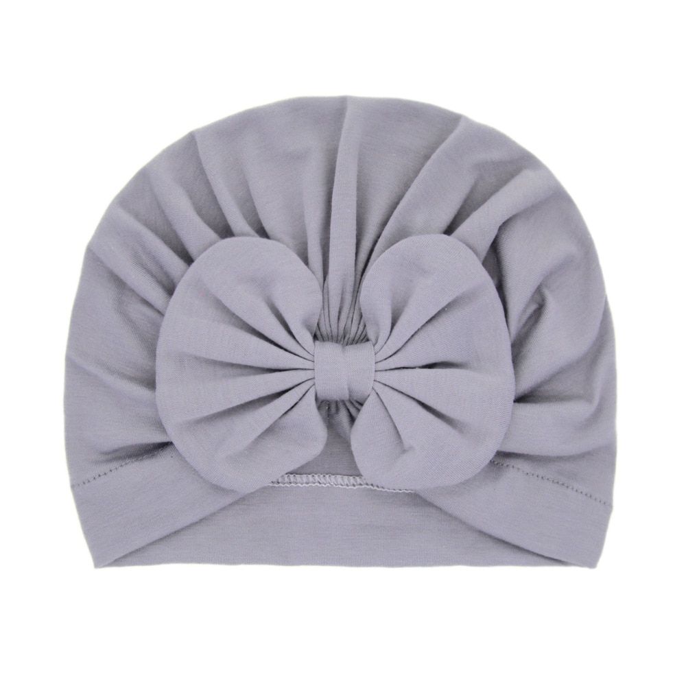 15 Colors Infant Headbands Solid Cotton Kont Turban Headband For Girls Spandx Stretchy Beanie Hat Headwear Baby Hair Accessories