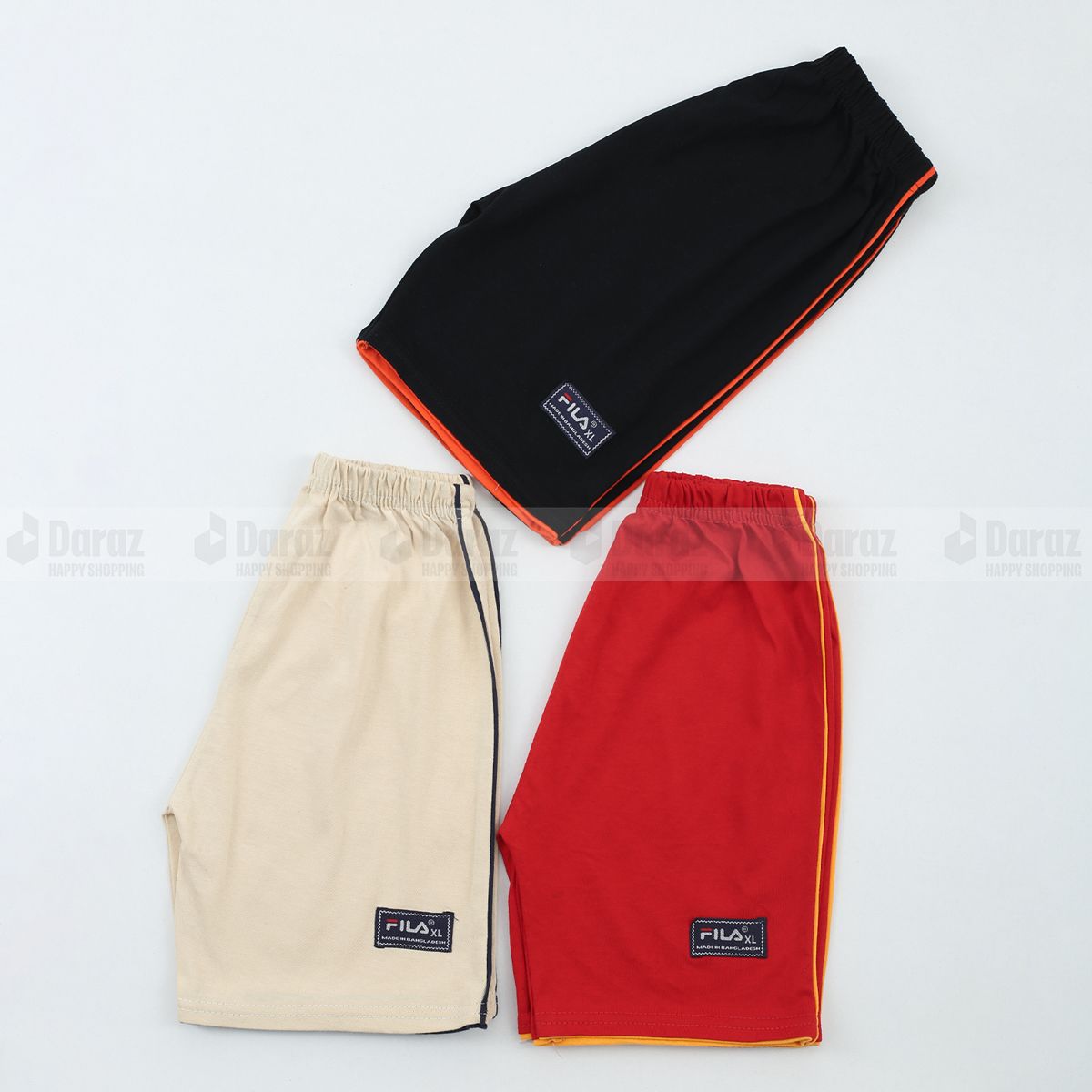 3 Pieces Multi Color Printed Half Pant for Boys by any color
