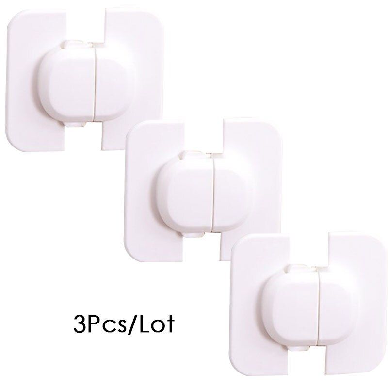 3Pcs/Lot Home Refrigerator Fridge Lock Toddler Kids Child Cabinet Locks Baby ty Child Lock