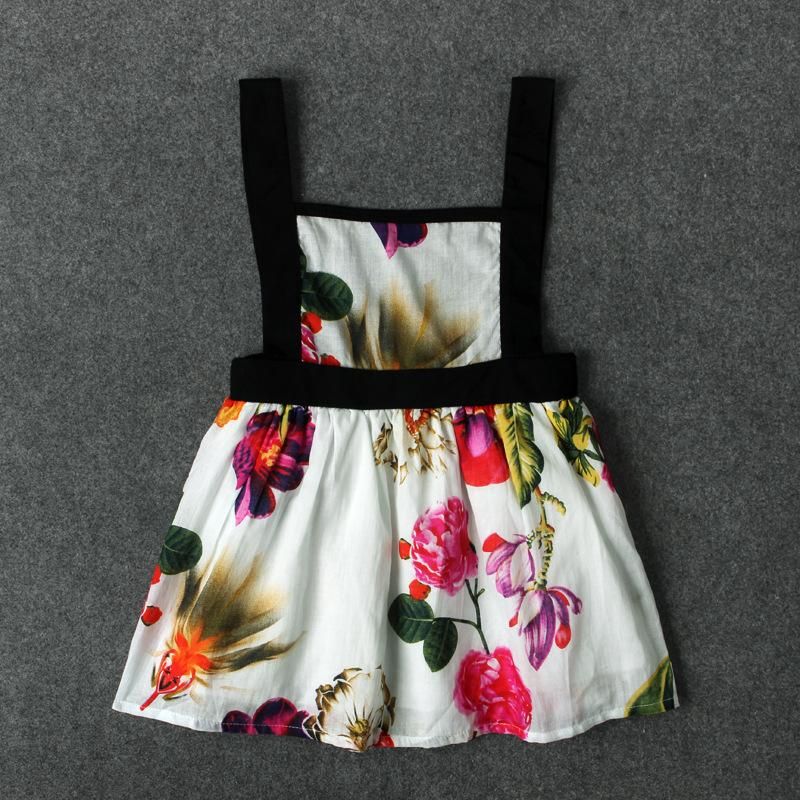 Children'S Summer Girl Peony Flower Sling Dress Children'S Clothing Instagram Baby Girl Clothes Kids Fortnite Toddler Skirt Shorts  Panda Spiderman