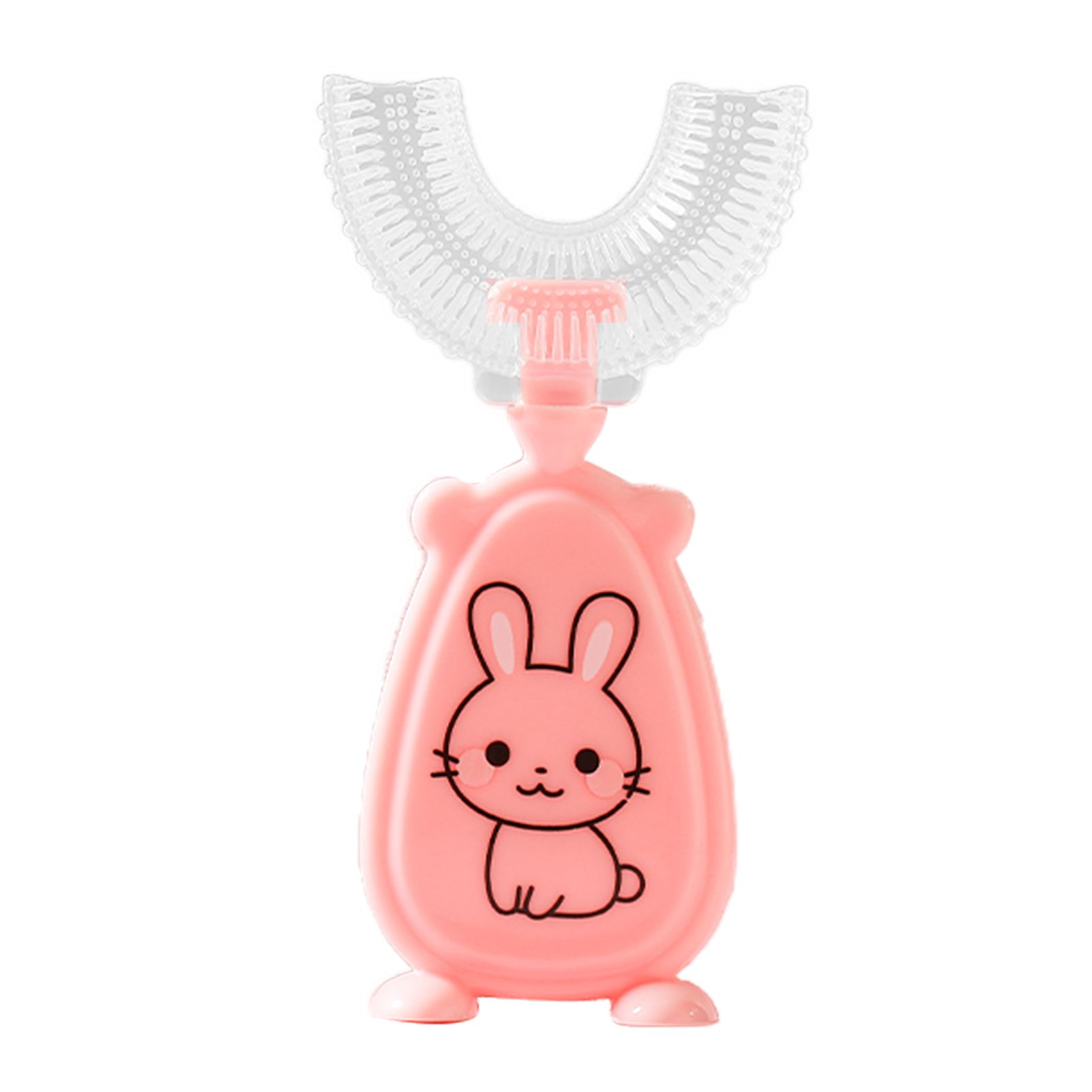 Kids Toothbrush Deeply Cleaning Soft Brush Hair Lightweight Teeth Cleaning U-Shaped Toothbrush for Toddlers