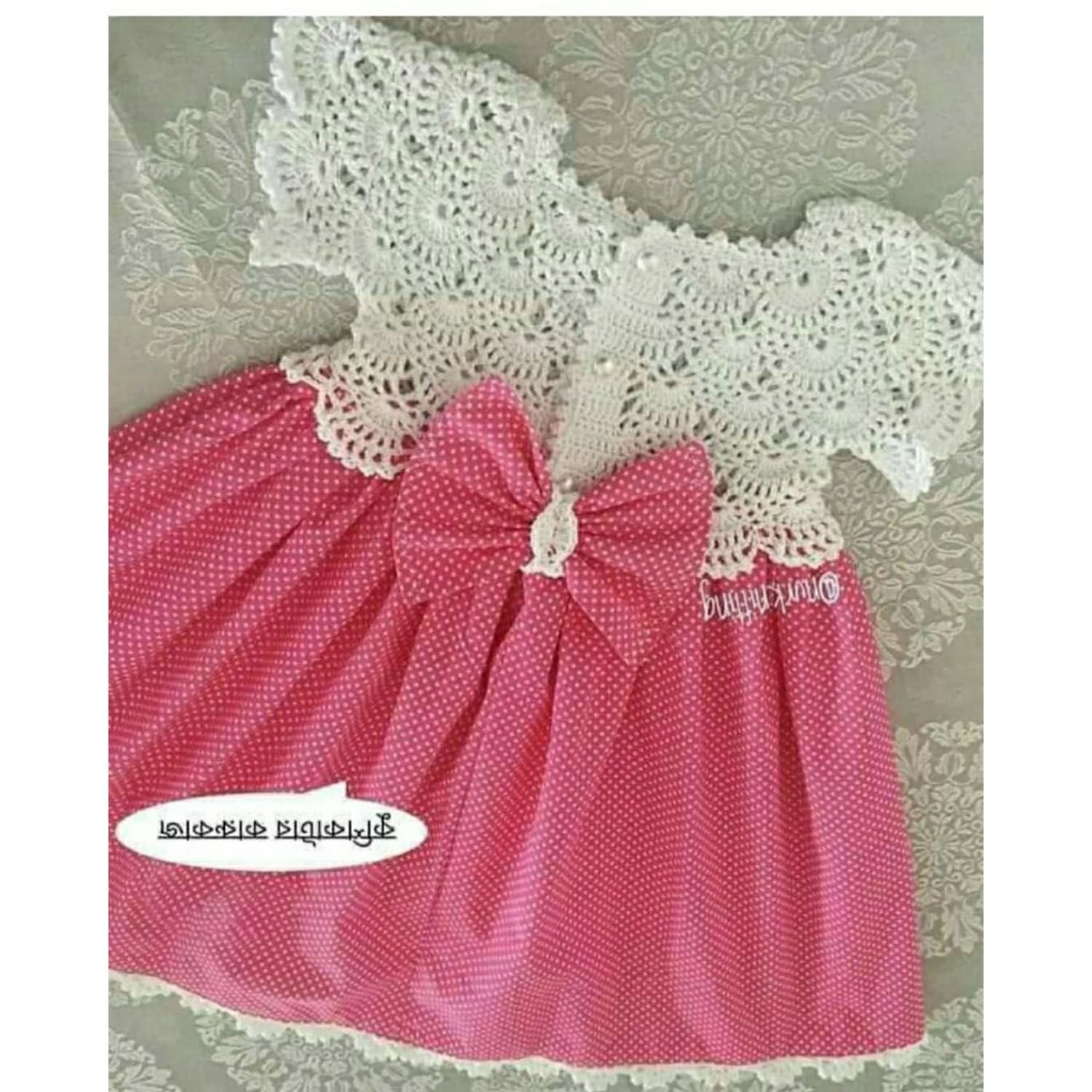 Baby Girl Fasionable Beautiful Cotton Frock, Crochet/Kuruskata Baby Dress, Children Kids Baby Girls Dress, Baby New Frock, - বাচ্চাদের জামা