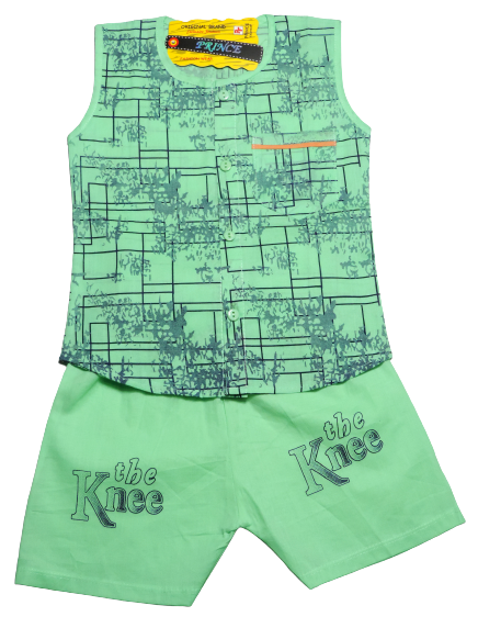 Kids Summer Stylish Sleeve Less Cotton Fotua Soft Pleated Fabric Fotua For Boy Girl