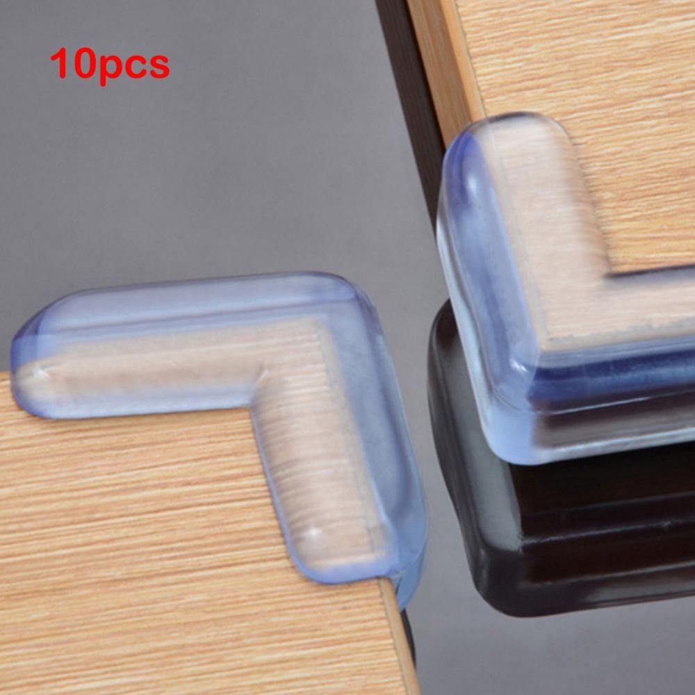 10pcs Child Baby ty Silicone Protector Table Corner Edge Protection Cover Children Anticollision Edge & Guards