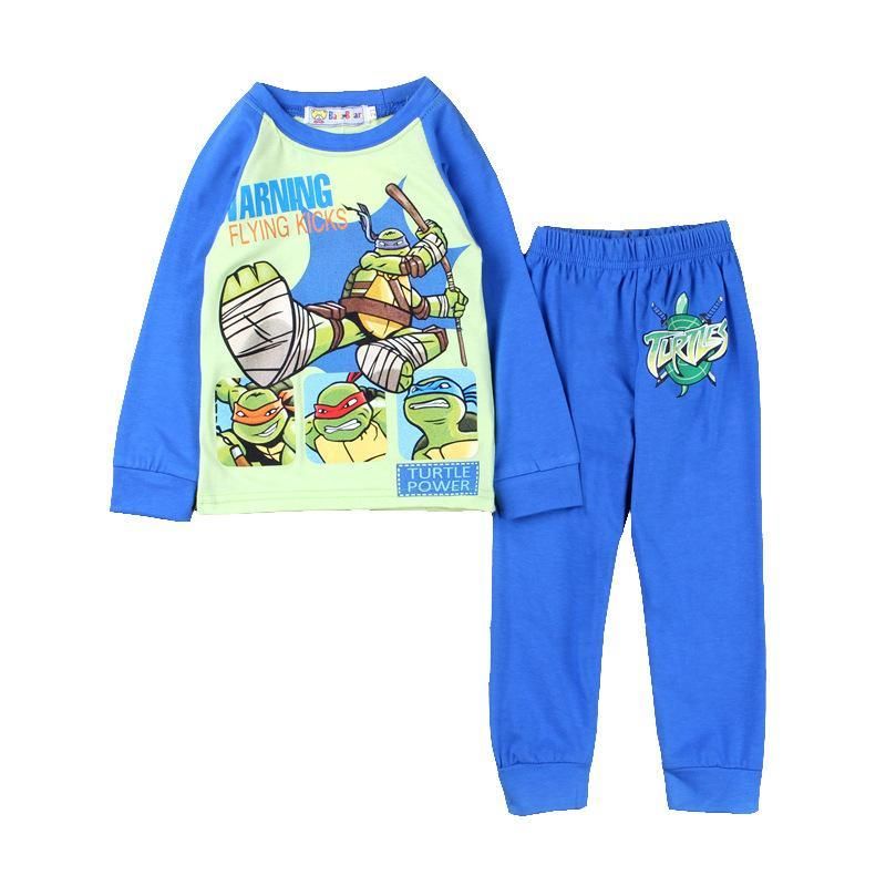 New Children's Home Wear Ninja Turtle Cartoon Children's Home Set