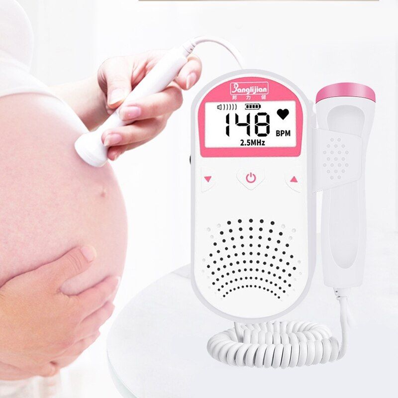 Handheld Fetal Doppler Prenatal Baby Heartbeat Monitor Heart Rate Detector Sonar Doppler For Pregnant Women