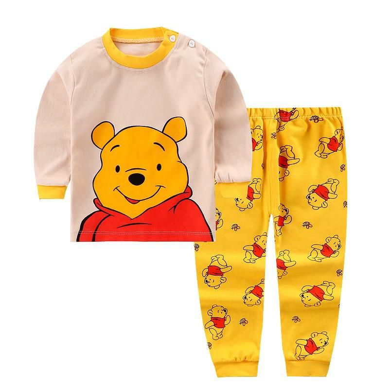 2020 New Autumn Children Sleepwear Clothes For Newborn Baby Boys Tops+ Pants Sets Kids Clothing Sets Baby Girls Pajamas Set